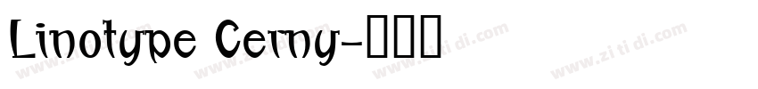 Linotype Cerny字体转换